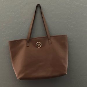 Brown tote bag